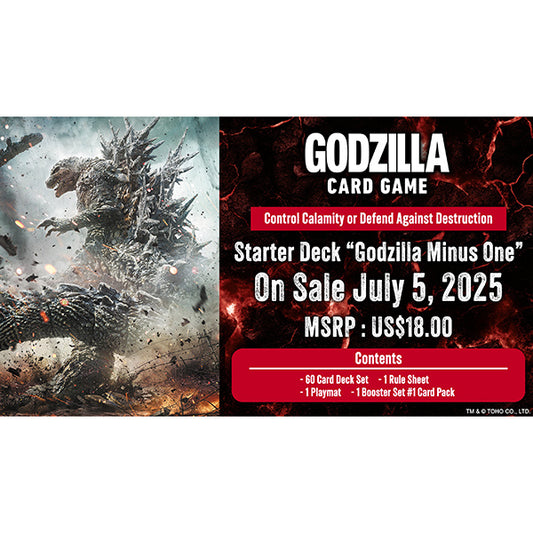 Get Authentic Godzilla Card Game: Godzilla Minus One Starter Deck in UK