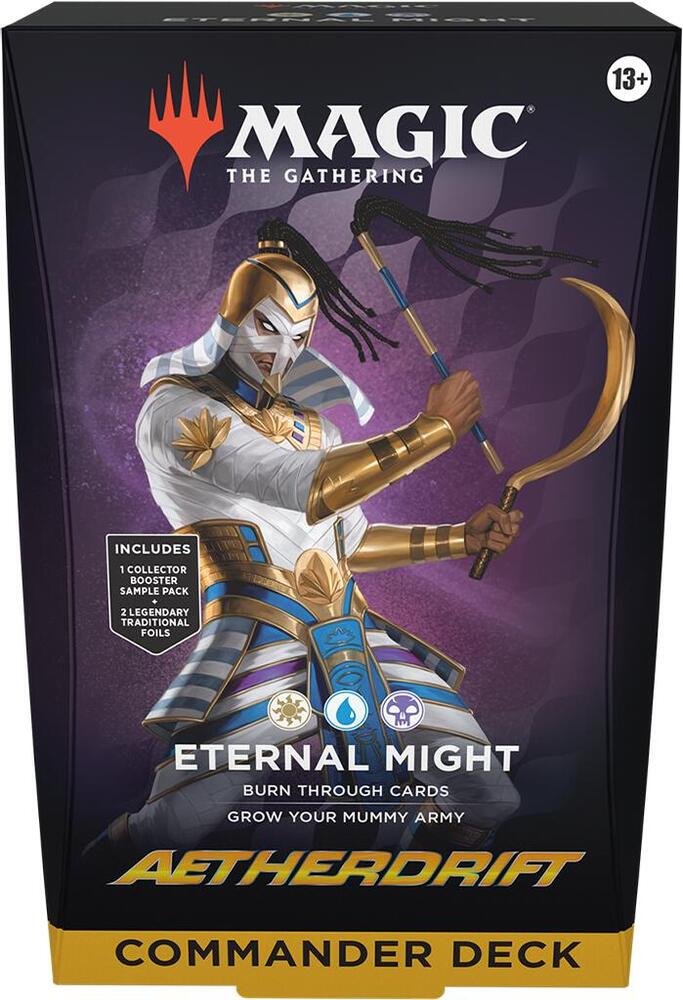 Get Authentic MTG: Aetherdrift Commander Deck Eternal Night/Living Energy in UK