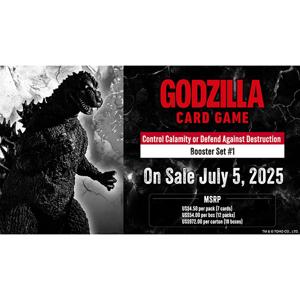 Godzilla Card Game: Booster Set #1 Booster Display