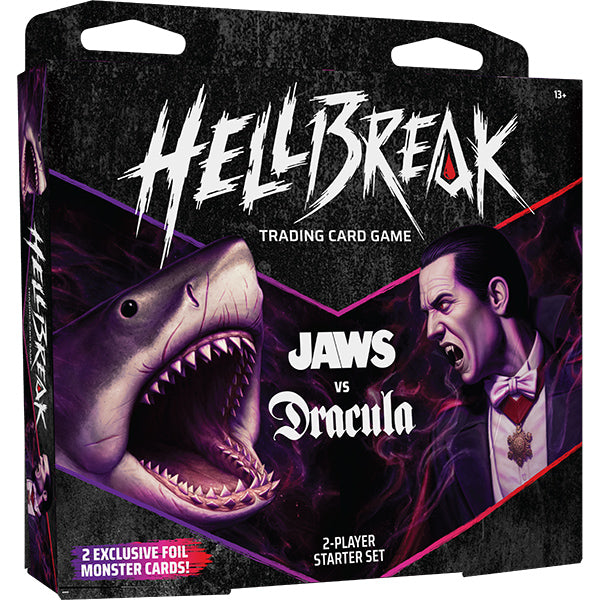 Hellbreak TCG: 2-Player Starter Set- Jaws vs Dracula PREORDER