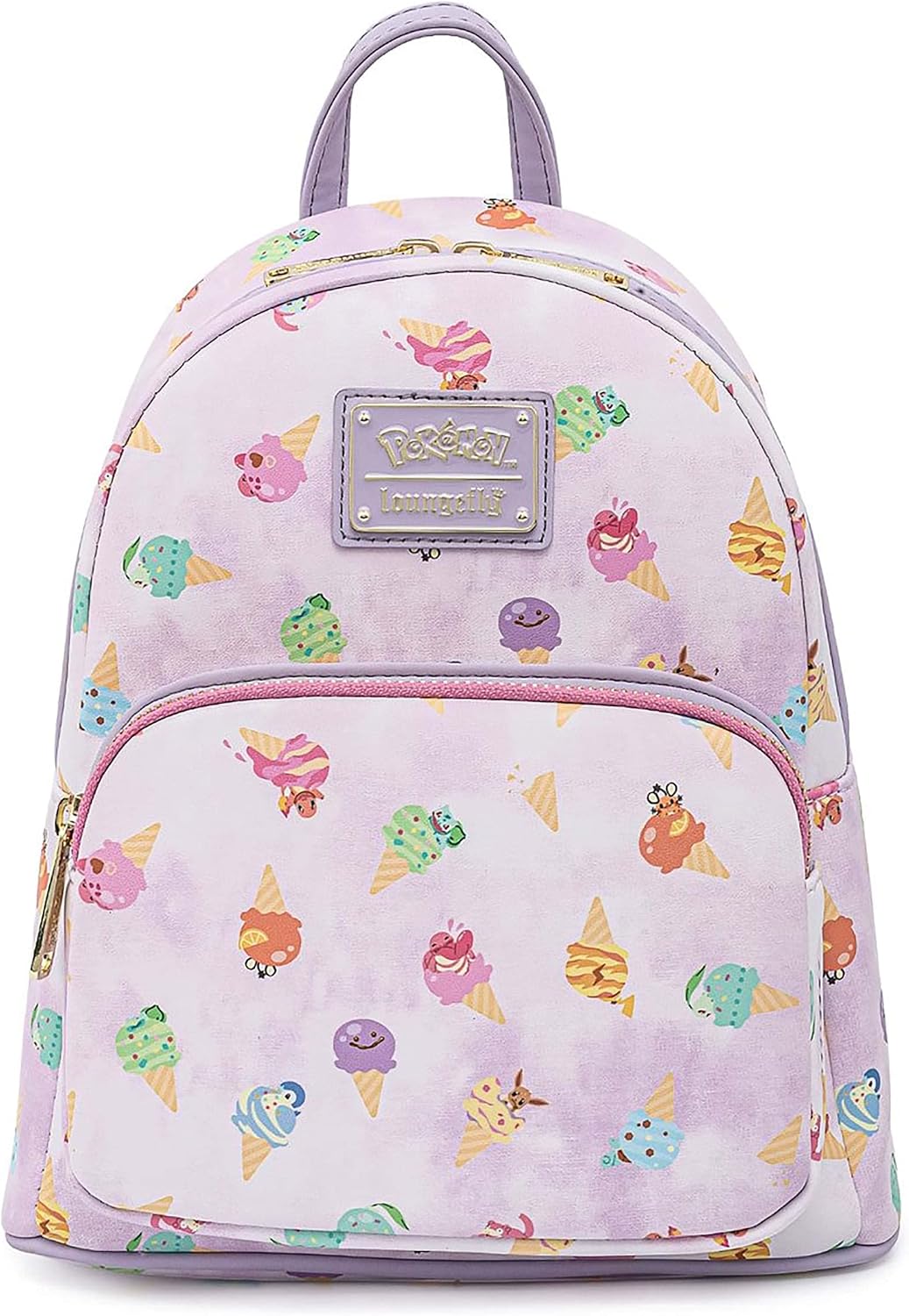 Loungefly: Pokemon Ice Cream Acid Wash Denim Bag