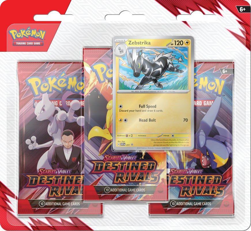 Buy Pokémon TCG 3-Booster Destined Rivals