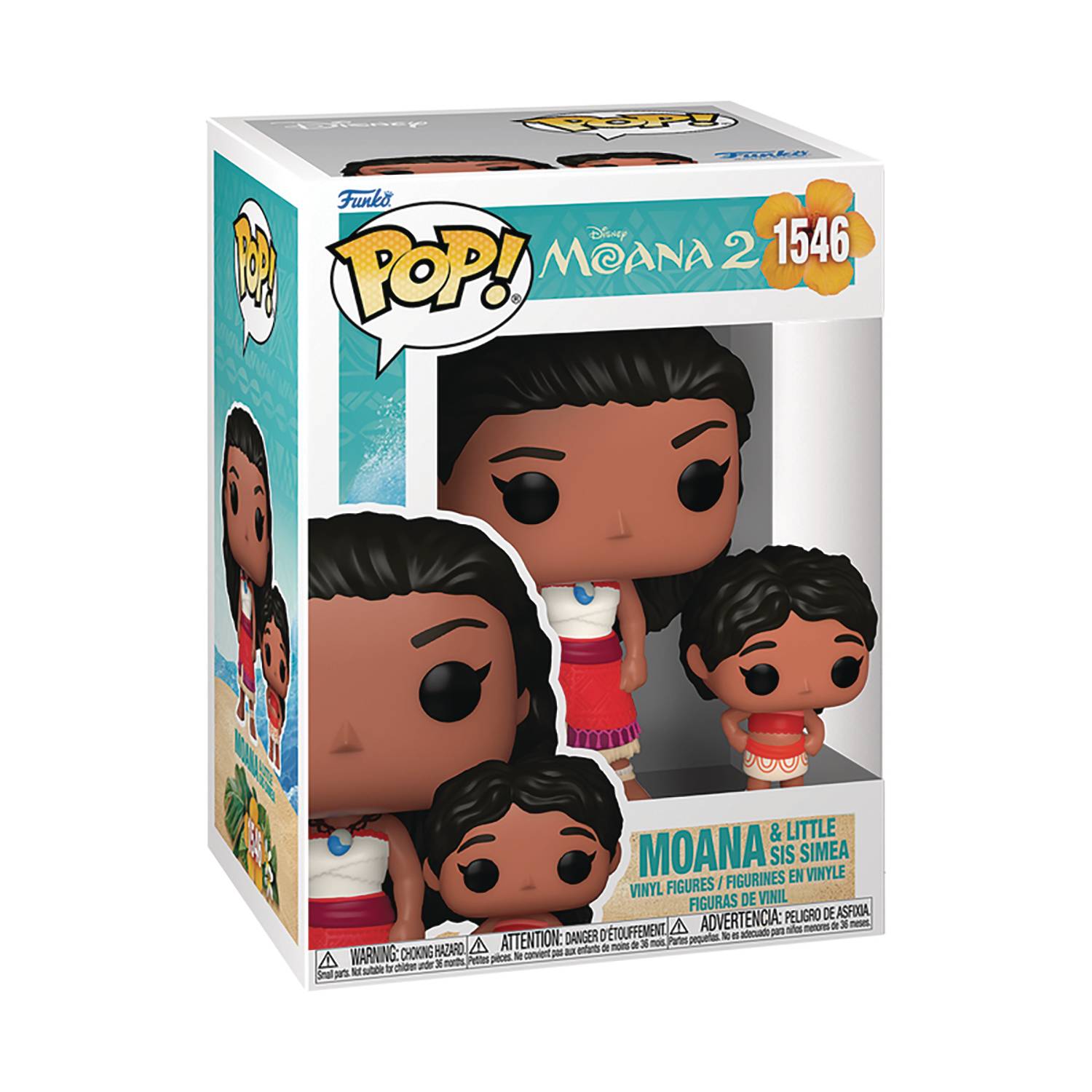 Funko POP!& Buddy Disney Moana 2 -Moana & Little Sis Simea #1546