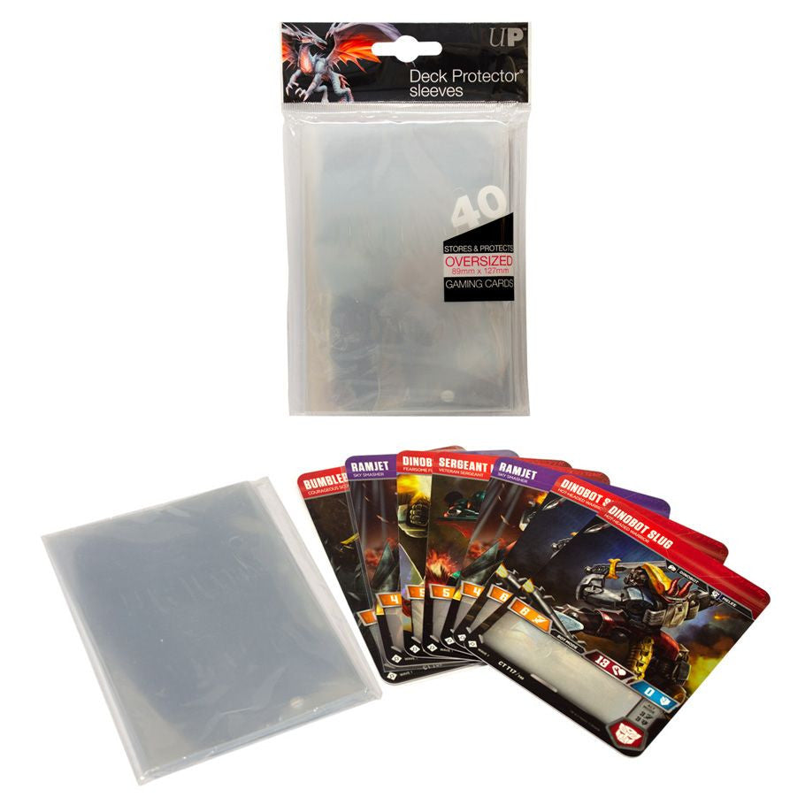 Card Sleeves: Oversized Clear