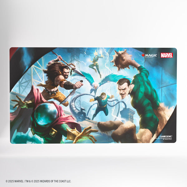 Buy Magic: The Gathering - Playmat Prime- Marvel's Spider-Man- Sinister Six Playmats From Kollect Korner at $22.99 1