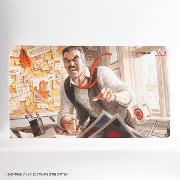 Buy Magic: The Gathering - Playmat Prime- Marvel's Spider-Man- J. Jonah Jameson Playmats From Kollect Korner at $22.99 1
