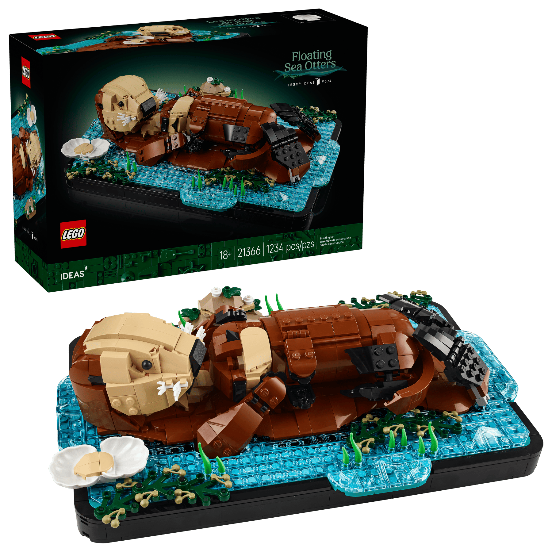 Buy LEGO: Floating Sea Otters 21366  From Kollect Korner at $119.99 2