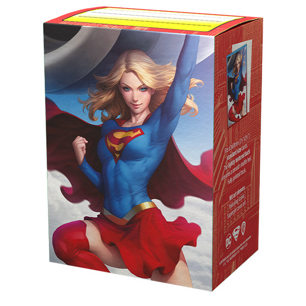 Buy Dragon Shield Sleeves: Standard- Brushed Superman Series 'Supergirl' Card Sleeves From Kollect Korner at $18.99 1