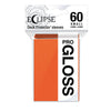Card Sleeves: PRO-Gloss Eclipse Pumpkin Orange