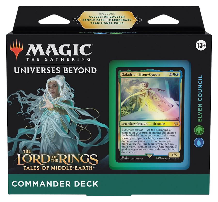 MTG: Lord of the Rings Tales of Middle-Earth Commander Deck Display