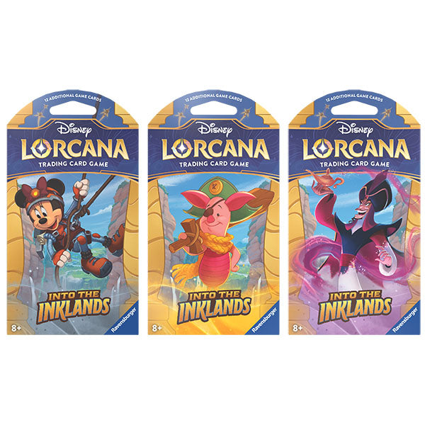 Lorcana: Into the Inklands- Sleeved Booster - Kollect Korner Lorcana: Into the Inklands- Sleeved Booster - Kollect Korner