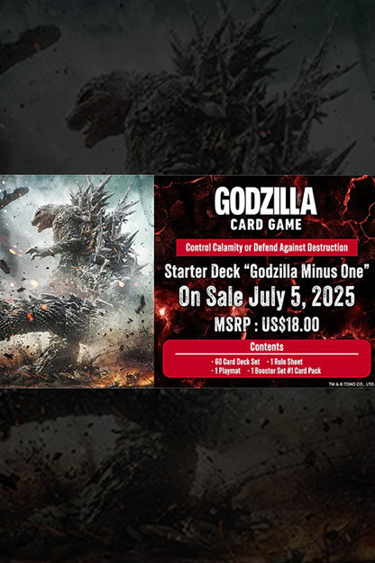 Buy Godzilla Card Game: Godzilla Minus One Starter Deck Playable Decks From Kollect Korner at $18.00 1