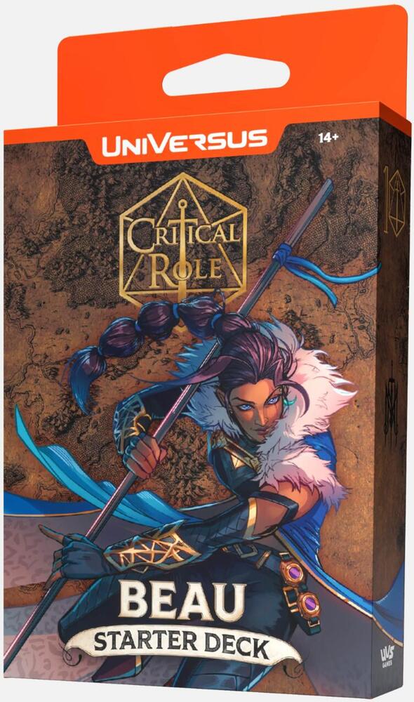 UniVersus CCG: Critical Role - Heroes of Exandria Beau/Percy Starter Deck Display