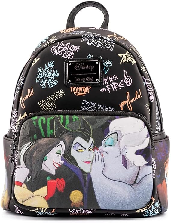 Buy Loungefly: Disney Villains Club Mini Backpack Bags From Kollect Korner at $39.99 1