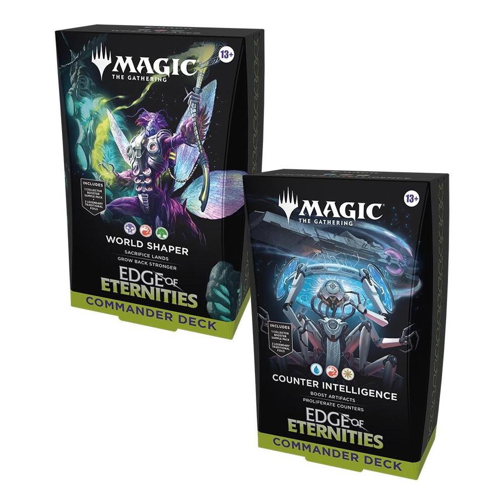 Buy MTG: Edge of Eternities Commander Deck Collector Boxes &amp; Tins From Kollect Korner at $34.99 1
