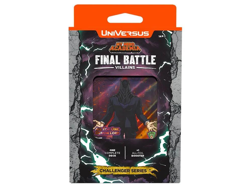 Buy Challenger Series Deck: My Hero Academia - Final Battle (Villains) Playable Decks From Kollect Korner at $24.99 1