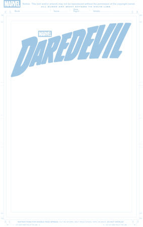 Buy DAREDEVIL #1 BLUE LINE BLANK COVER VARIANT Comic Books From Kollect Korner at $5.99 1