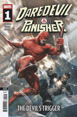 Buy DAREDEVIL/PUNISHER: THE DEVIL'S TRIGGER #1 KENDRICK LIM 2ND PRINTING VARIANT Comic Books From Kollect Korner at $4.99 1