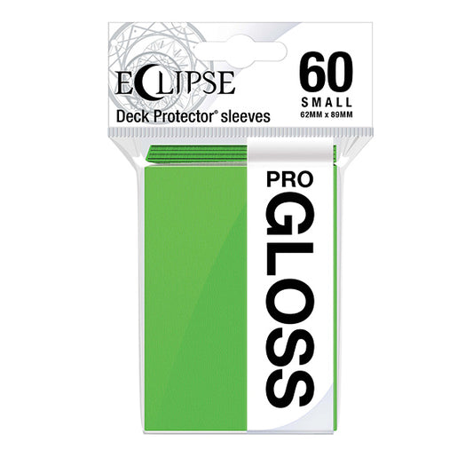 Deck Sleeves: PRO-Gloss Eclipse Lime Green