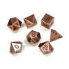 Chessex 7-Die Set Metal: Copper