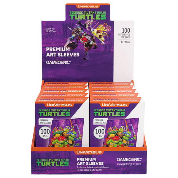 universus card sleeves UniVersus CCG: Teenage Mutant Ninja Turtles- Turtle Power Card Sleeves