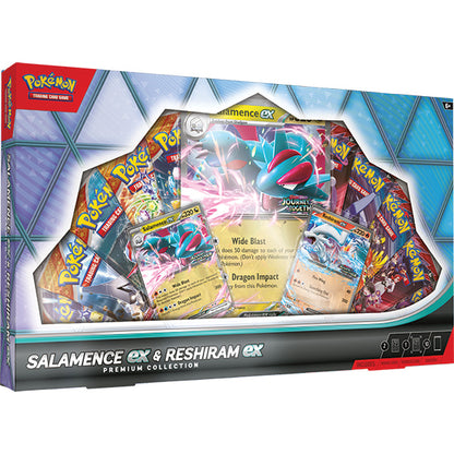 Buy Pokémon TCG: Salamence ex &amp; Reshiram ex Premium Collection Collector Boxes &amp; Tins From Kollect Korner at $51.99 2
