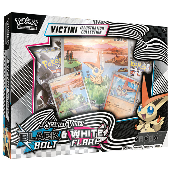 Pokemon TCG: Scarlet & Violet 10.5 Black Bolt/White Flare- Illustration Collection (Unova Victini)