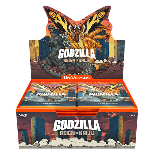 Best UniVersus CCG: Godzilla - Reign Of Kaiju Booster Display PREORDER in UK