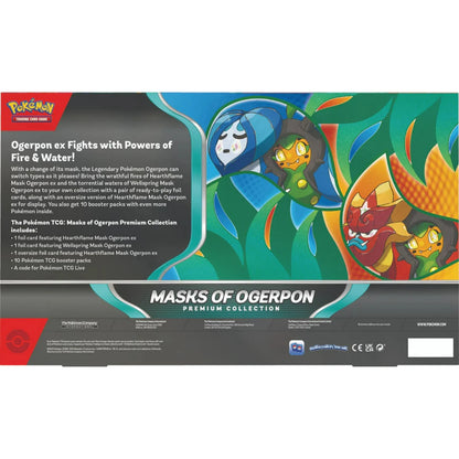 Buy The Pokémon TCG: Masks of Ogerpon Premium Collection (Damaged) Collector Boxes &amp; Tins From Kollect Korner at $42.99 3
