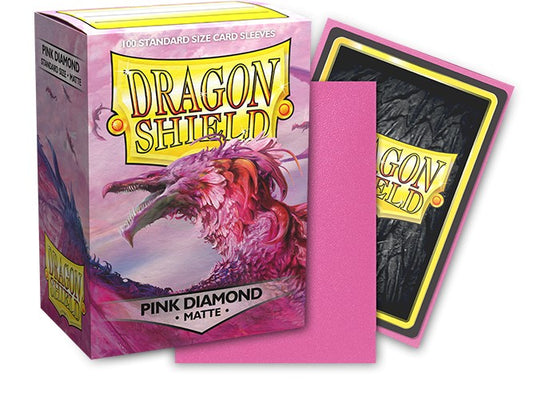 Card Sleeves: Standard Matte - Pink Diamond