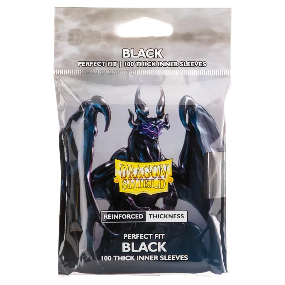 Buy Deck Protector: Perfect Fit: Thick Black (100) Card Sleeves From Kollect Korner at $7.99 1