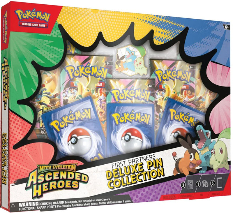 Buy Pokemon Mega Evolutions 2.5 Ascended Heroes First Partners Deluxe Pin Collection PREORDER