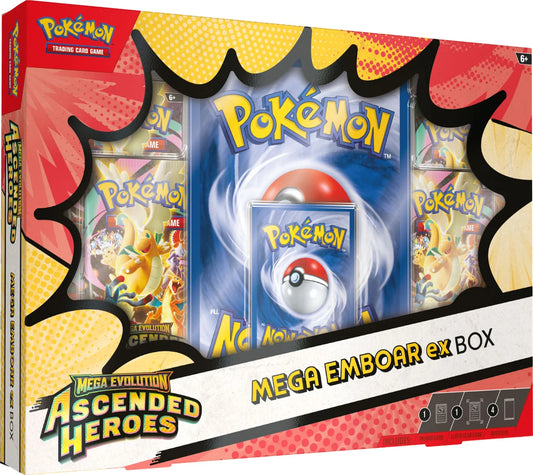 Get Pokemon Mega Evolutions 2.5 Ascended Heroes Mega ex Box PREORDER