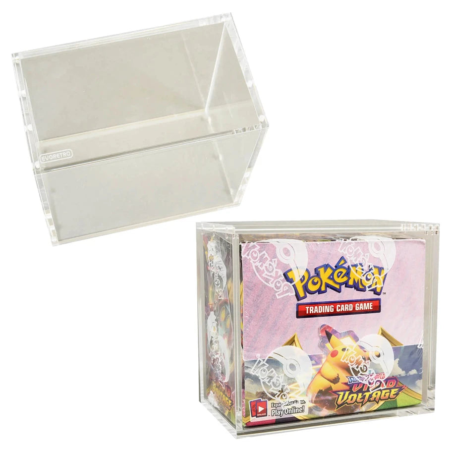 Buy Acrylic Display Case: Magnetic: Pokémon Booster Box Acrylic From Kollect Korner at $27.95 1