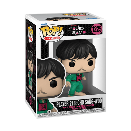 Buy Best Funko POP TV: Squid Game- Player 218: Cho Sang-Woo #1225 Now
