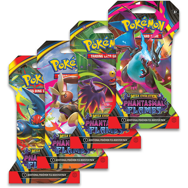 Pokemon TCG: Mega Evolution 02 Phantasmal Flames- Sleeved Booster