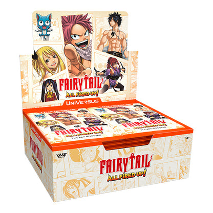 Buy Universus CCG: FAIRY TAIL: All Fired Up!- Booster Display (24 Packs) PREORDER Booster Boxes &amp; Bundles From Kollect Korner at $89.99 1