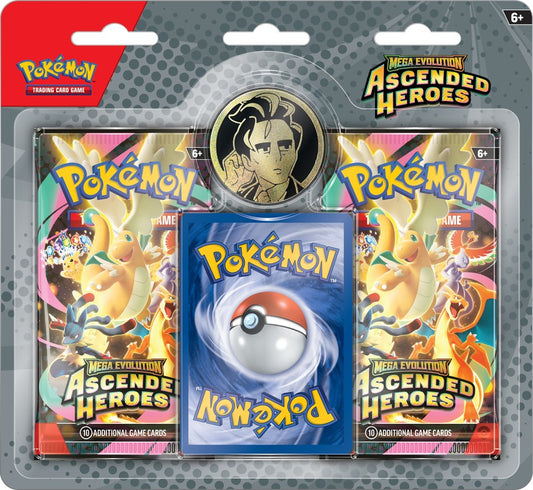 Shop Pokemon Mega Evolutions 2.5 Ascended Heroes 2-Pack Blister PREORDER
