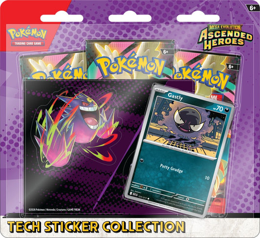 Premium Pokemon Mega Evolutions 2.5 Ascended Heroes Tech Sticker Collection PREORDER