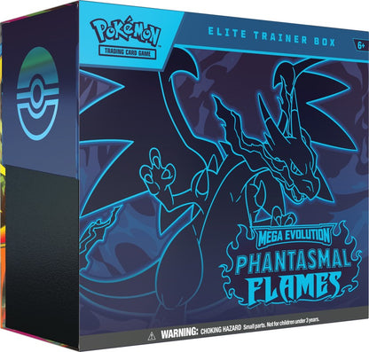 Buy Pokémon TCG: Mega Evolutions 2 - Phantasmal Flames Elite Trainer Collector Boxes &amp; Tins From Kollect Korner at $59.99 1
