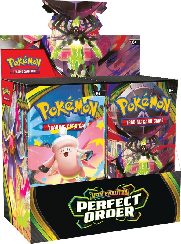 Get Authentic Pokemon TCG: Mega Evolutions ME3 - Perfect Order Booster Box PREORDER in UK