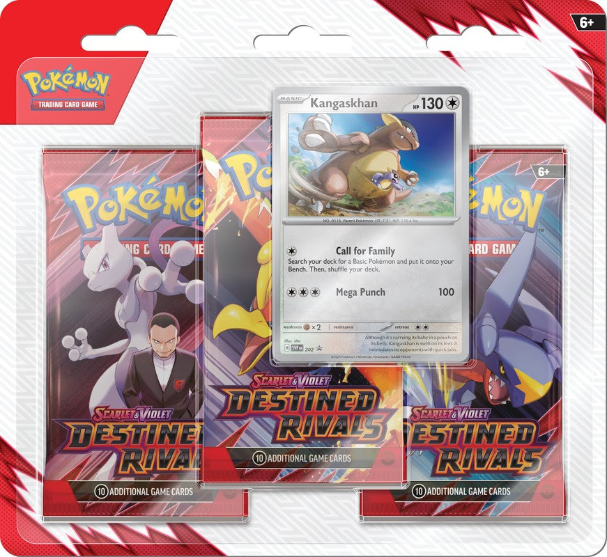 Pokemon TCG: Scarlet & Violet 10 Destined Rivals- 3-Booster Blister