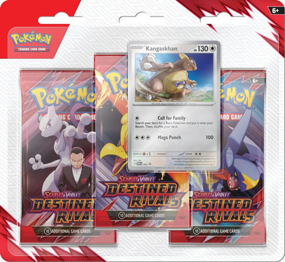 Buy Pokémon TCG: Scarlet &amp; Violet 10 Destined Rivals- 3-Booster Blister Booster Packs From Kollect Korner at $19.99 2