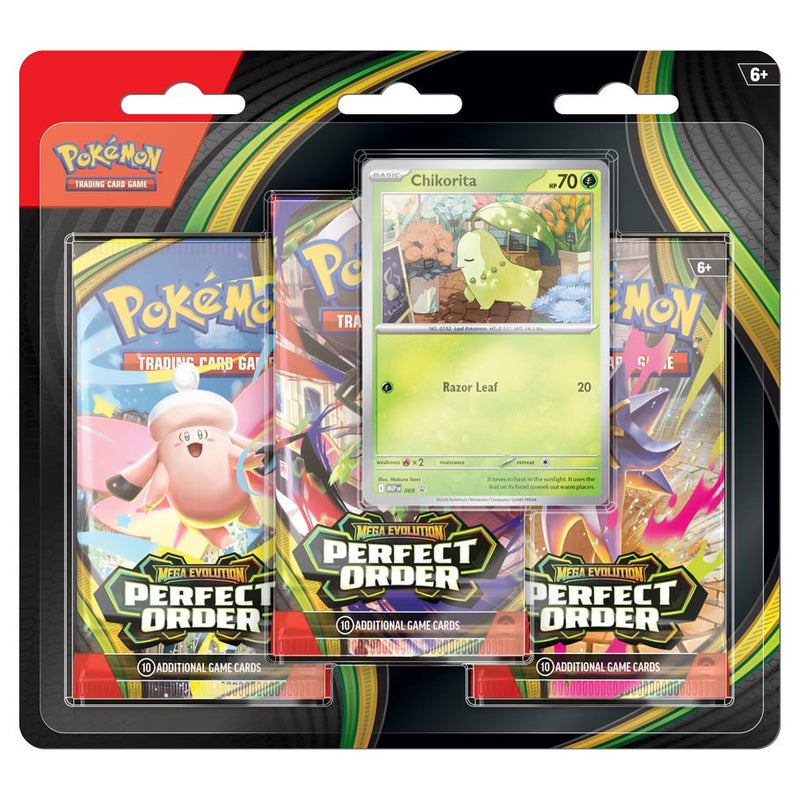 Get Pokemon Mega Evolutions 3 Perfect Order 3-Pack Blister PREORDER Online in UK