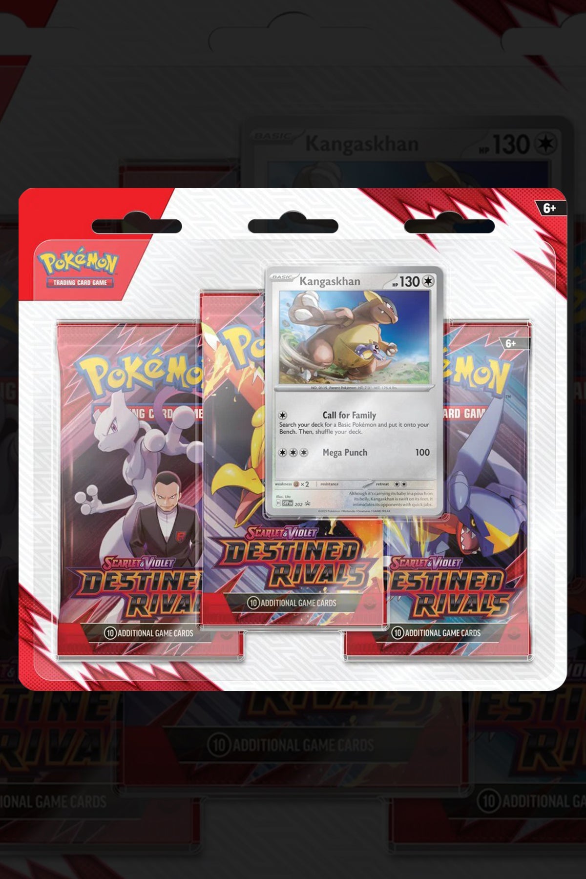 Pokemon TCG: Scarlet & Violet 10 Destined Rivals- 3-Booster Blister