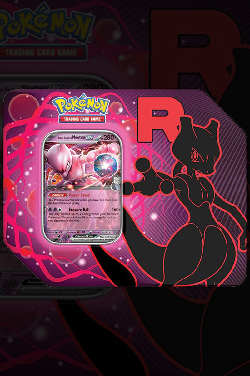 Pokmon TCG: Team Rocket Tin 2025 - Kollect Korner Pokmon TCG: Team Rocket Tin 2025 - Kollect Korner