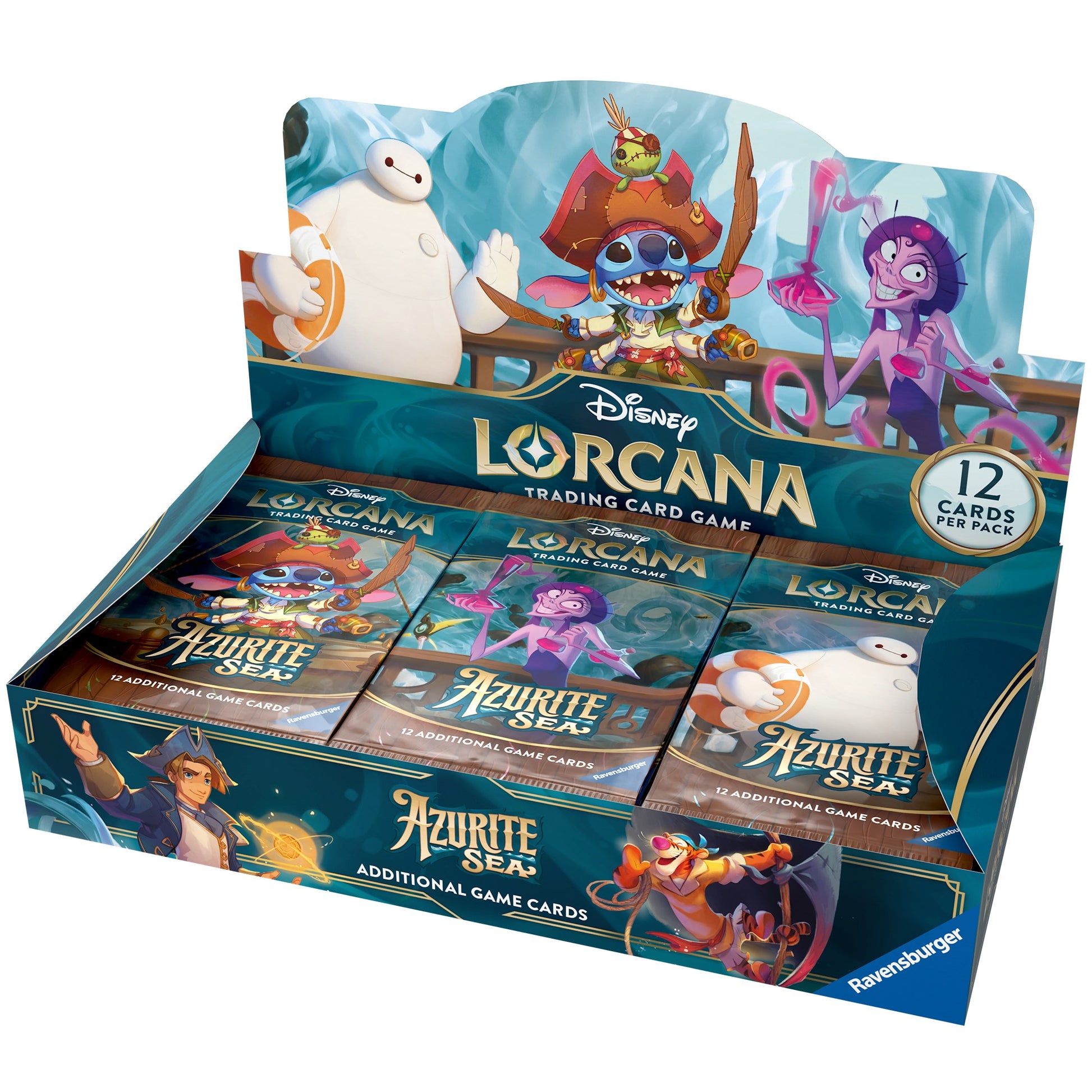 Buy Lorcana TCG: Azurite Sea Booster Box Booster Boxes &amp; Bundles From Kollect Korner at $99.99 1