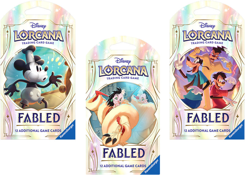 Buy Collectible Lorcana TCG: Fabled Sleeved Booster Pack in US