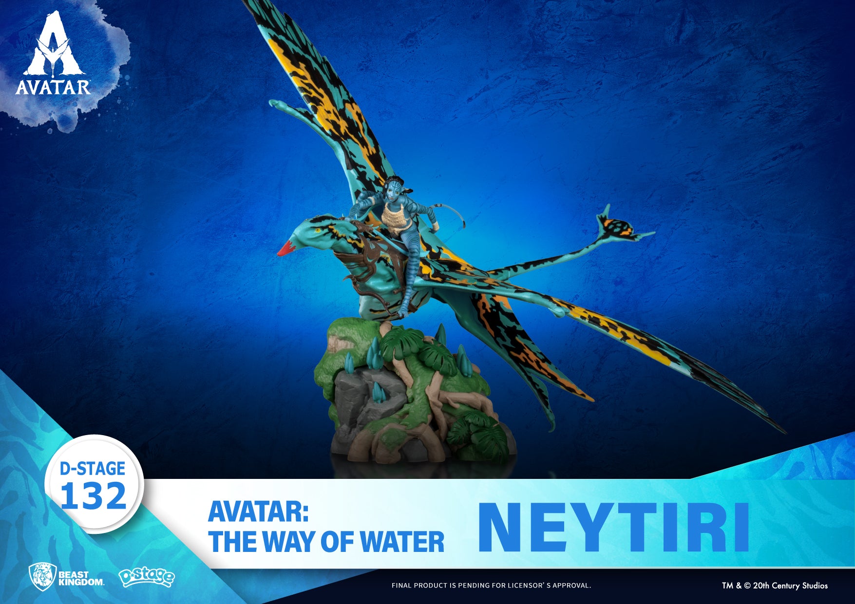 AVATAR WAY OF WATER NEYTIRI  6IN STATUE