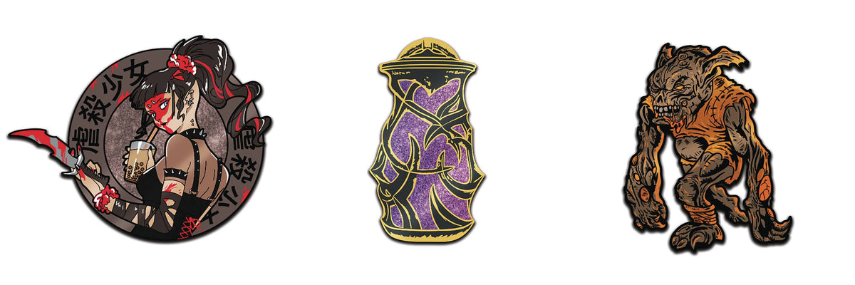 Buy MTG: The Black Collection Pin Set  From Kollect Korner at $39.99 1